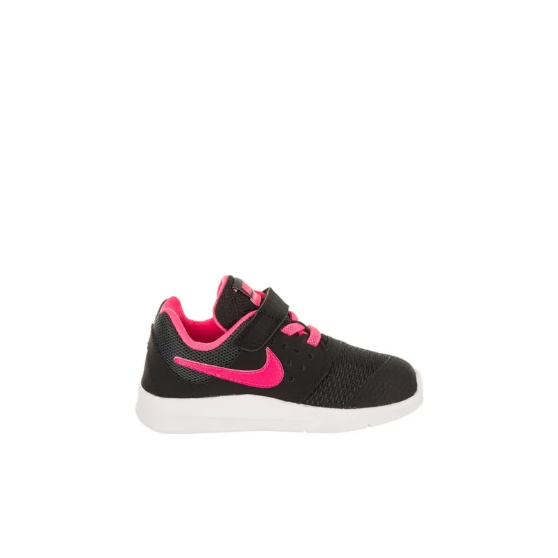 Nike Downshifter 7 Slip-Resistant Cushioning Wear-Resistant Low-Top Toddler Shoes Black Pink Infant And Toddler-1