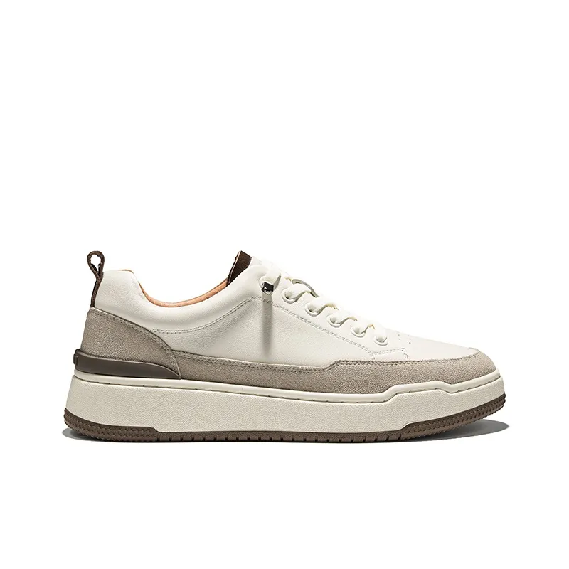 Hautton Jeans Skateboard Shoes Men's White-1