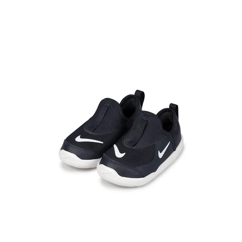 Nike Lil' Swoosh Low Top Sports Casual Shoes Black White Infant And Toddler-2