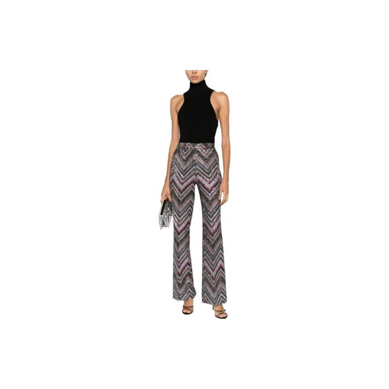 MISSONI Sequin embellished Flared Trousers-1