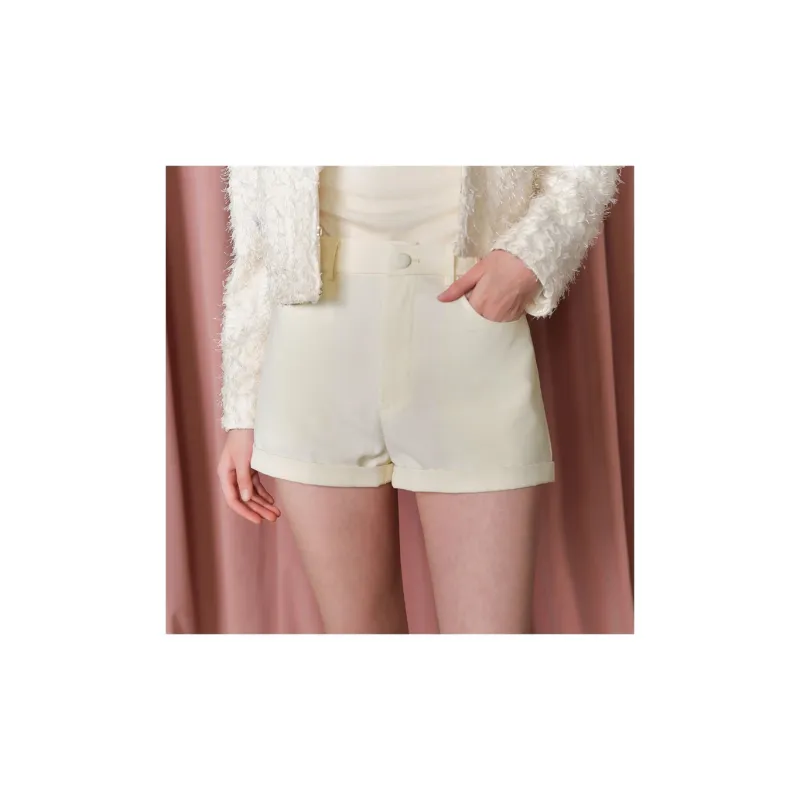 TAMMY TANGS Casual Shorts Women's Apricot-2