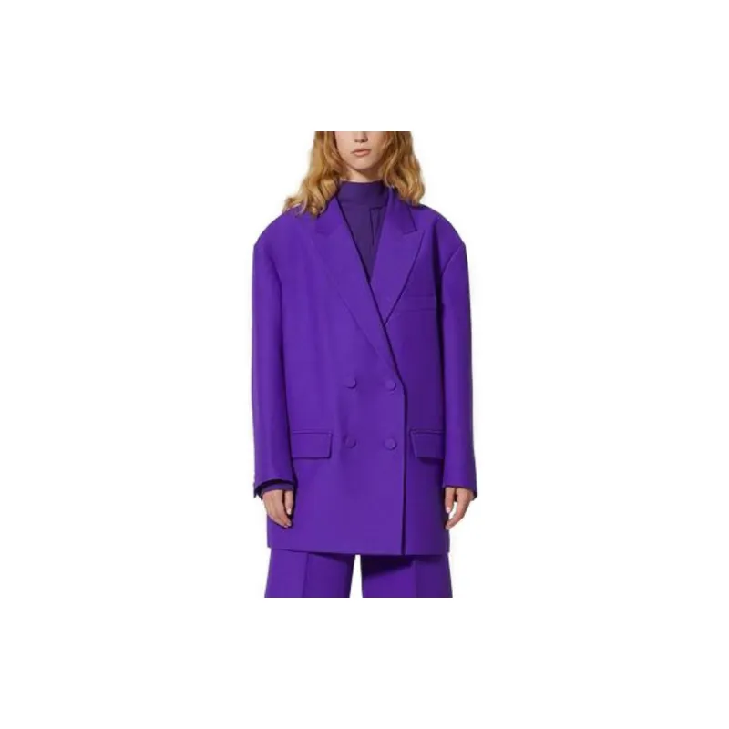 Valentino Business Suits Women's Purple Blue-3