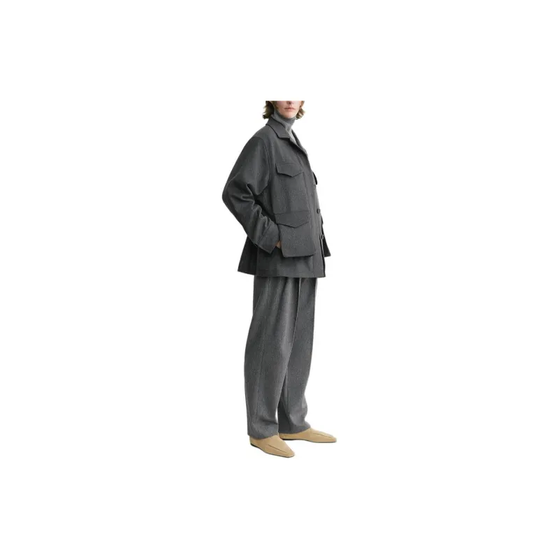 TOTEME Felted Cargo Jacket-4