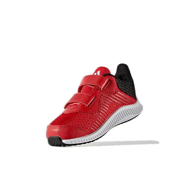 Adidas Fortarun CF I Abrasion Resistant Low Top Toddler Shoes Red Black Infant And Toddler-2