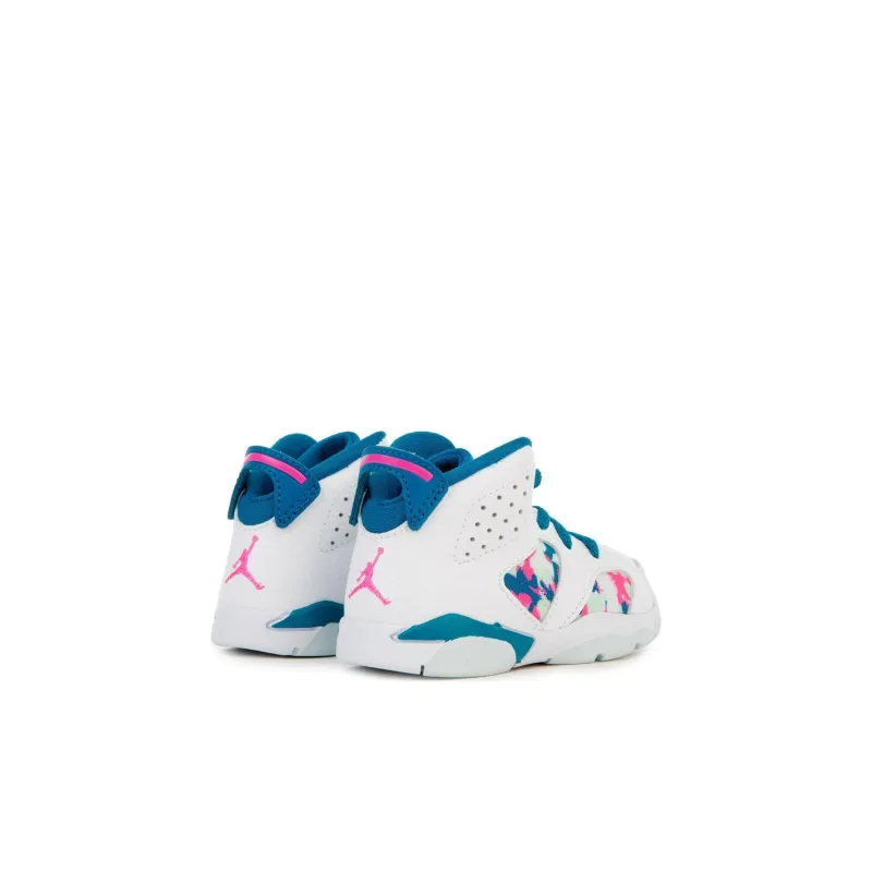 Jordan 6 Retro White Laser Fuchsia Green Abyss TD-4
