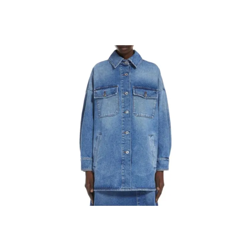 WEEKEND MaxMara Denim Jacket Women's Blue-1