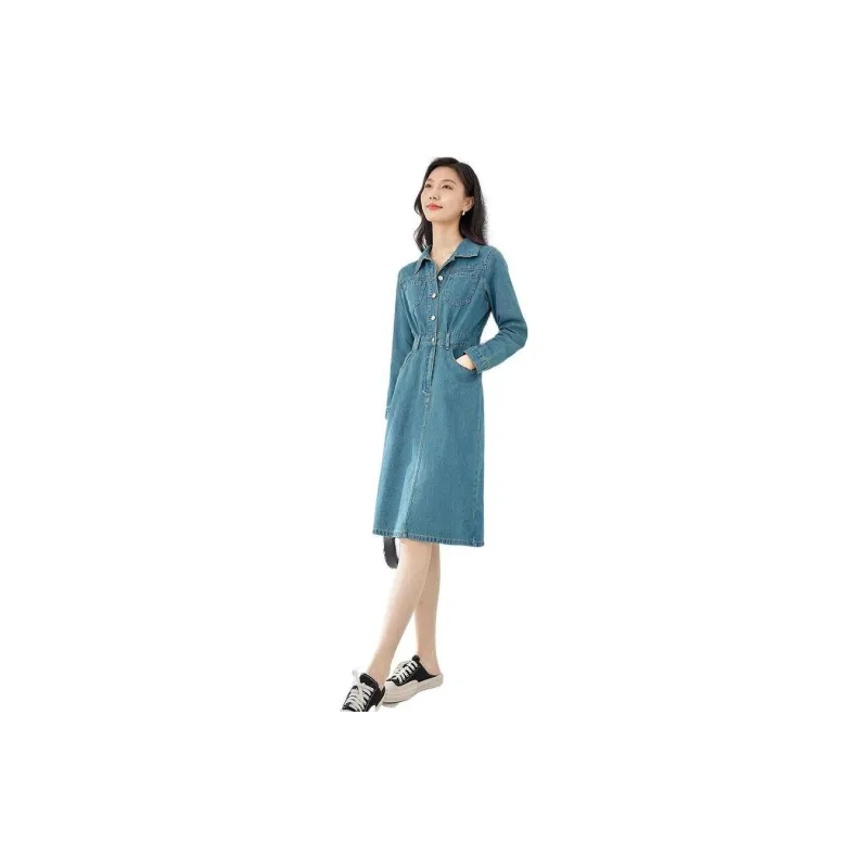 VIMLY Long Sleeved Dresses Women's-2