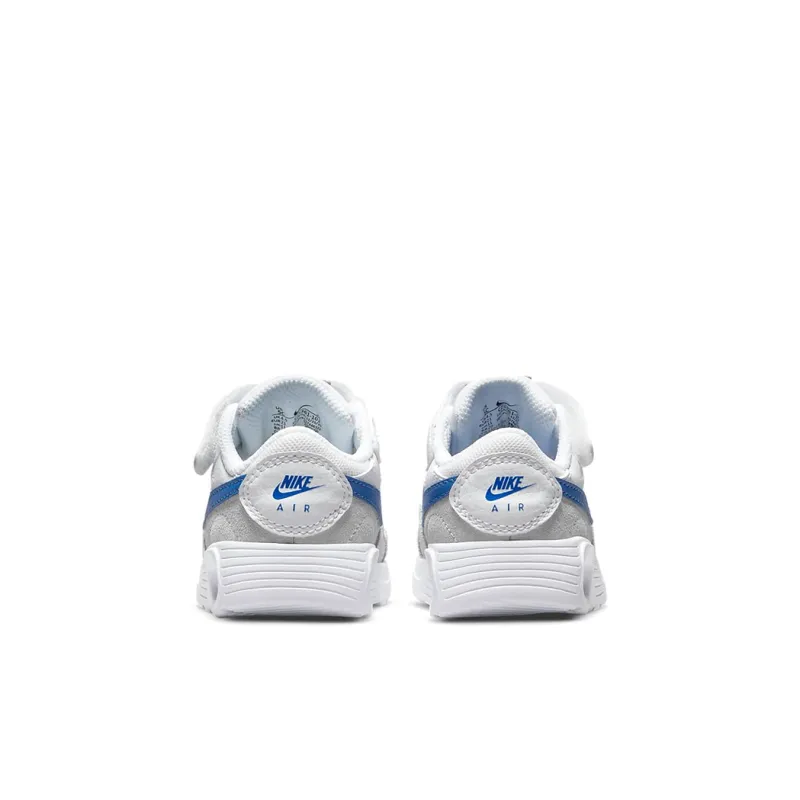 Nike Slip Resistant Shock Absorbers With Abrasion Resistant Properties Low Top Toddler Shoes White Blue Baby-4