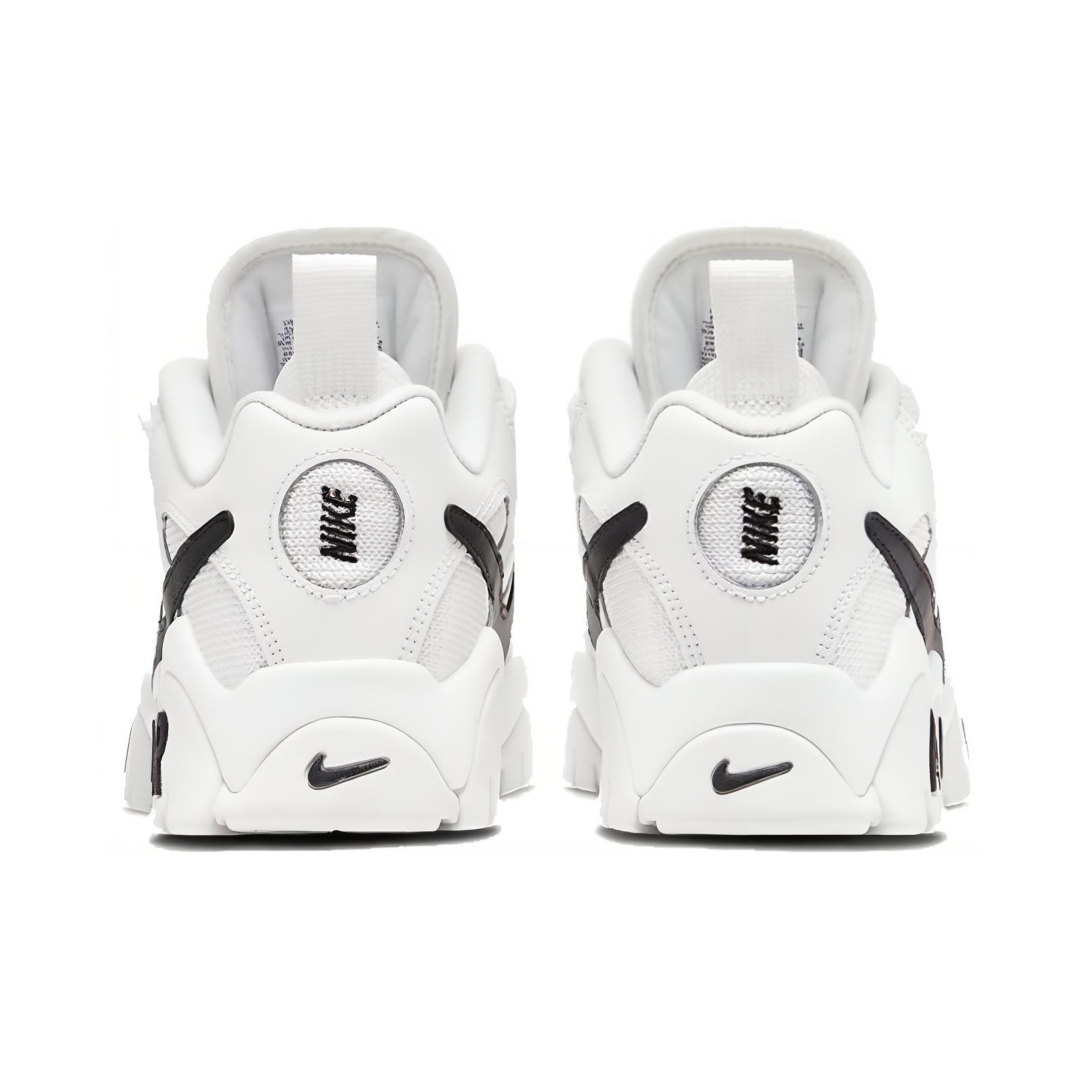 Nike Air Barrage Low White Black GS - POIZON