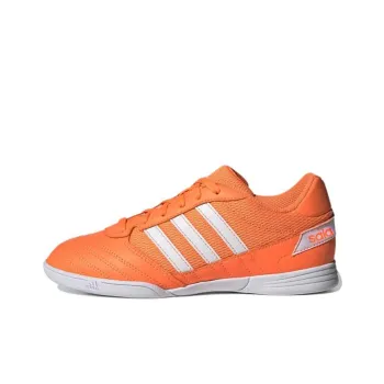 Adidas Super Sala J Anti-Slip Wear-Resistant Low-Top Kids' Soccer Shoes Orange Teenagers