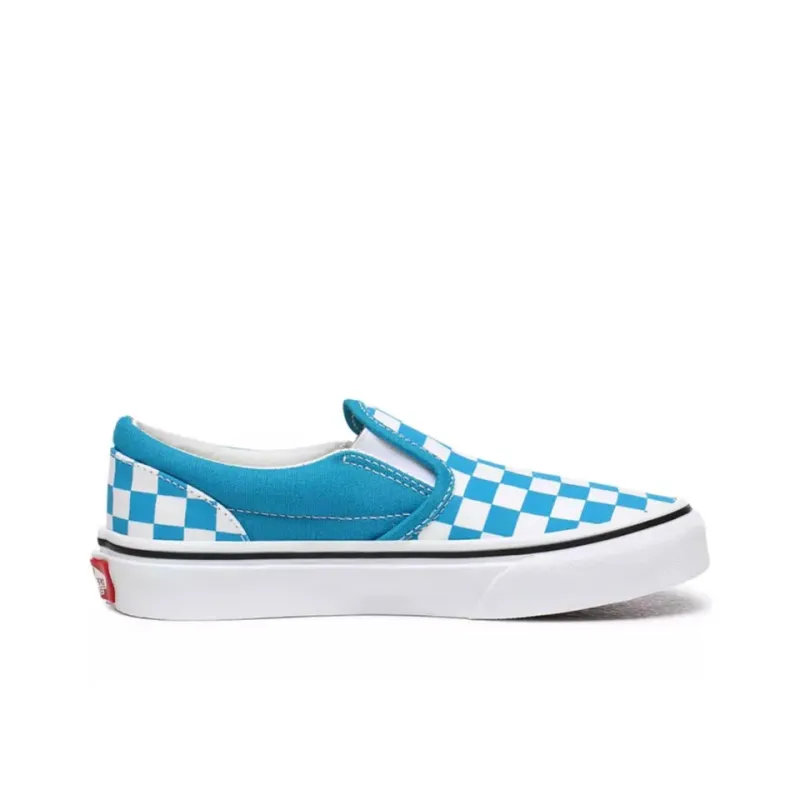 Vans Slip-on Low-Top Kids' Skateboarding Shoes Blue Teenagers-1