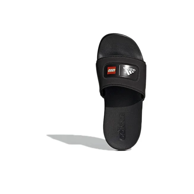LEGO x Adidas Adilette Comfort K Shock Absorbers Low Top Kids' Slippers Black Kids'-4
