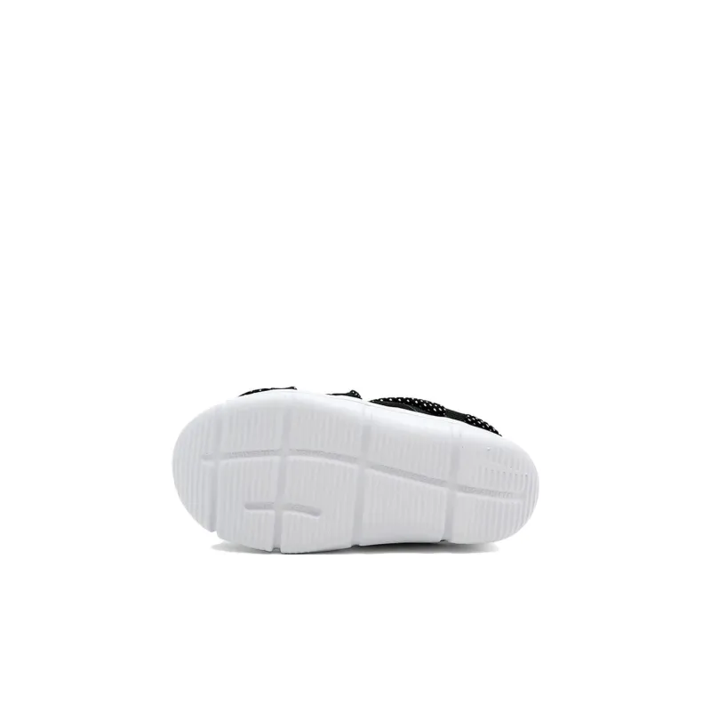 Nike Novice Low-Top Sports Casual Shoes Black White Infant And Toddler-4