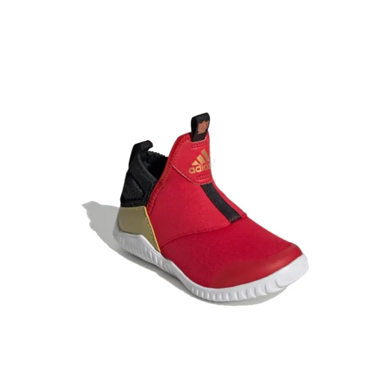 Adidas Rapidazen C Non-slip Lightweight Low-Top Kids' Running Shoes Red Gold Children Aged 3-7 Years Old-2