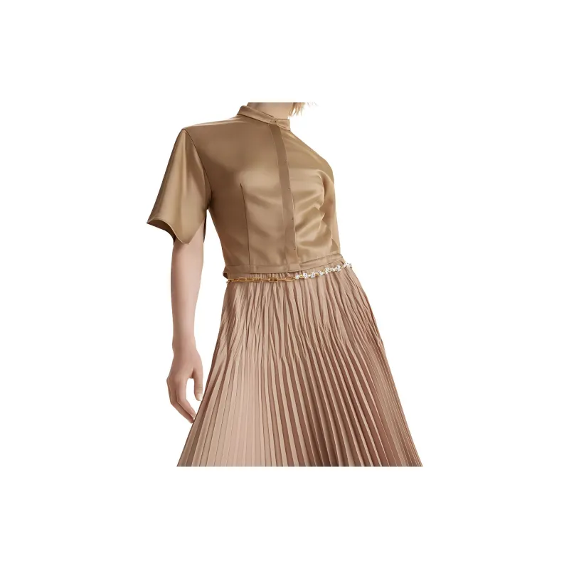 GABRIELE COLANGELO SS24 Short Sleeved Dresses Women's Beige-5