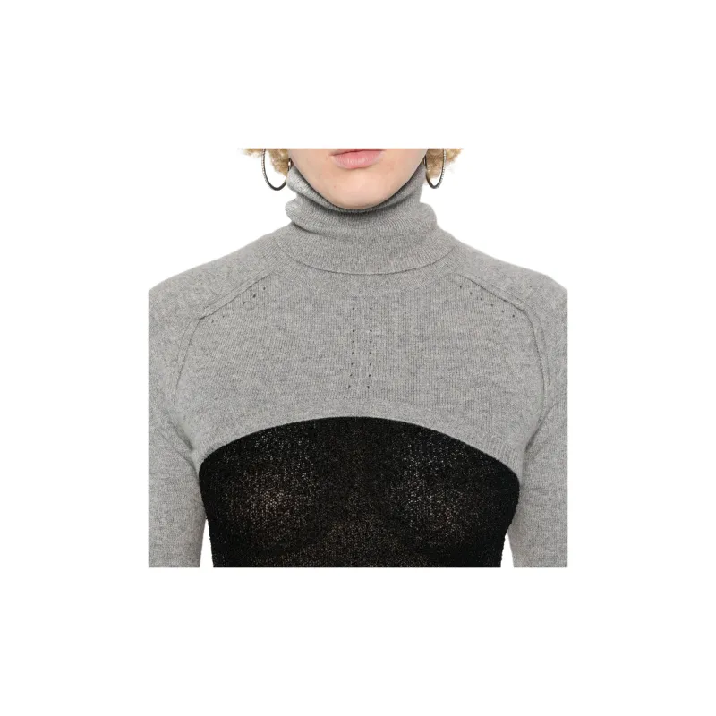 ERMANNO SCERVINO Cropped Shrug-4