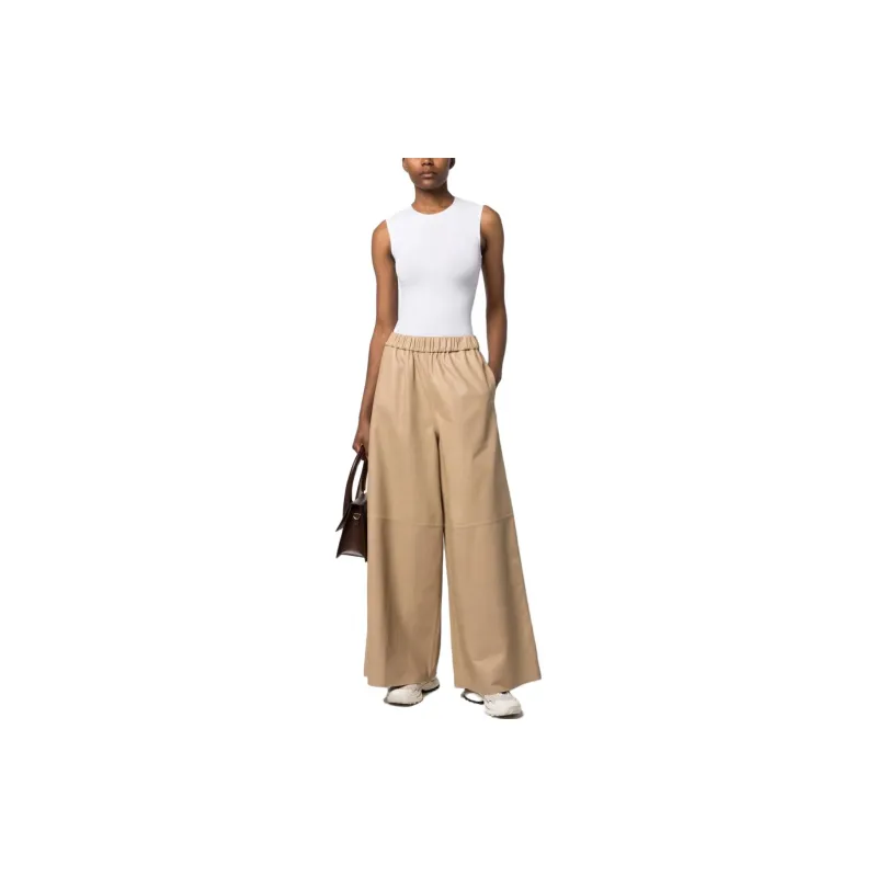 THE FRANKIE SHOP Casual Pants Women's Ecru-1