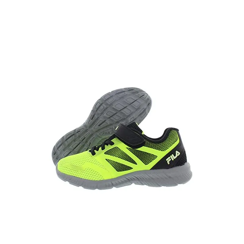 FILA KIDS Ravenue 5 Durable Breathable Casual Shoes Green Black Kids'-3