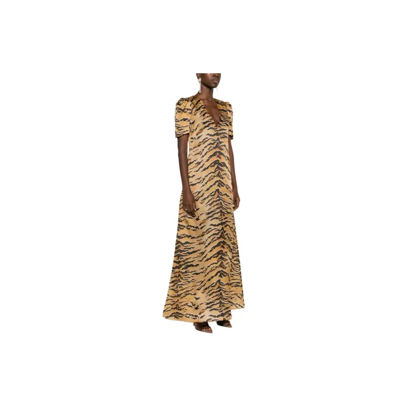 Zimmermann Matchmaker Short Sleeve Maxi Dress-3
