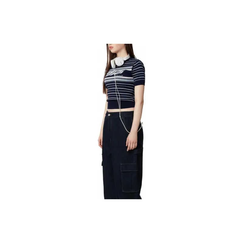 5252 BY O!Oi Regular T Shirt Women's Marine Blue-4