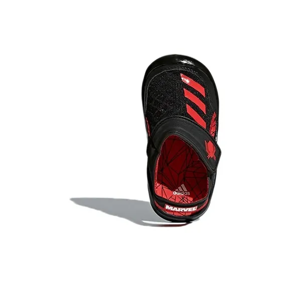 Adidas Fortaswim I Low-Top Toddler Shoes Black Red Infant And Toddler-2