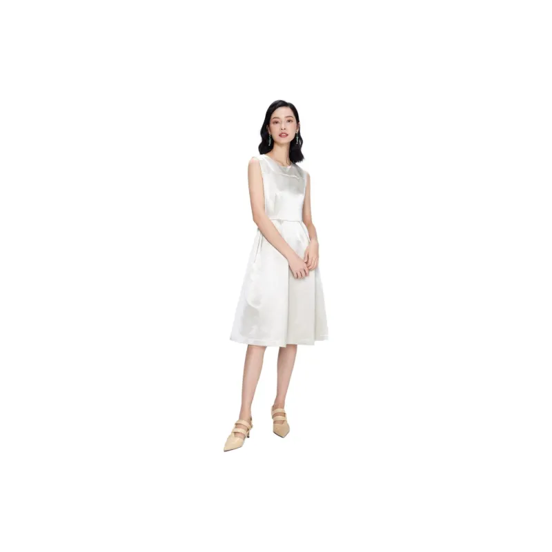 BBLLUUEE Sleeveless Dress Women's Spruce Willow Green-4