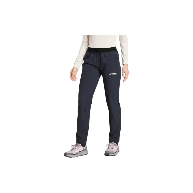 Adidas Terrex Liteflex Hiking Knitted Sports Pants Women's Aurora Black-3