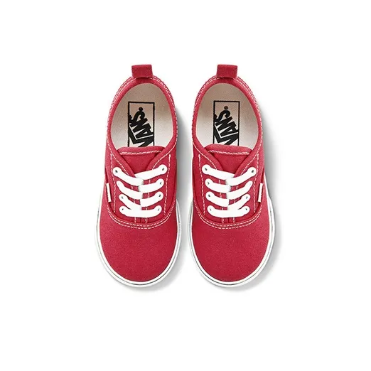 Vans Authentic Elastic Lace Toddler 'Racing Red'-2