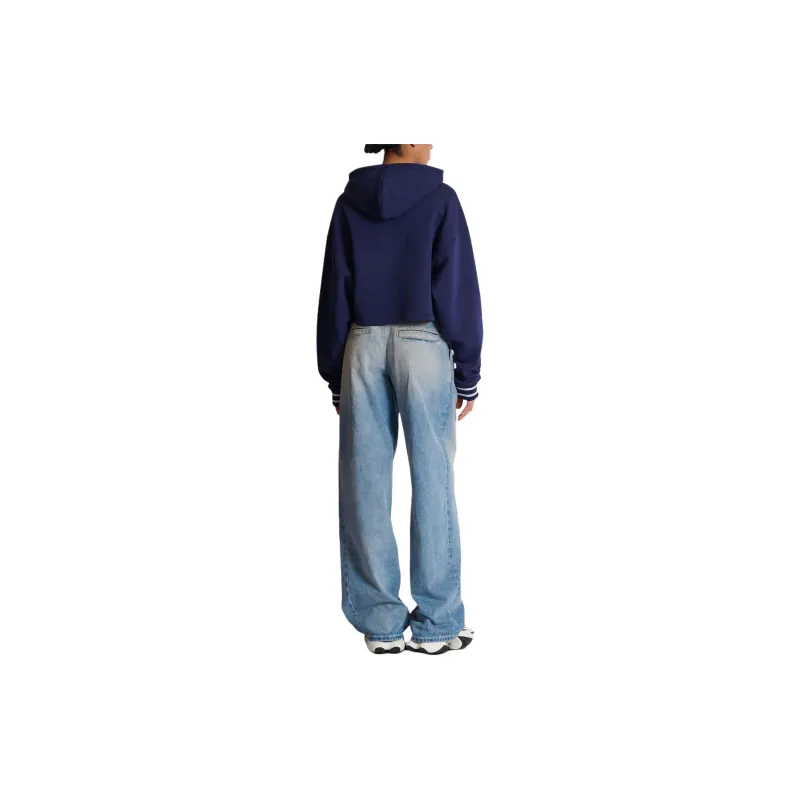 BALMAIN Paris Gingham Drawstring Hoodie-2