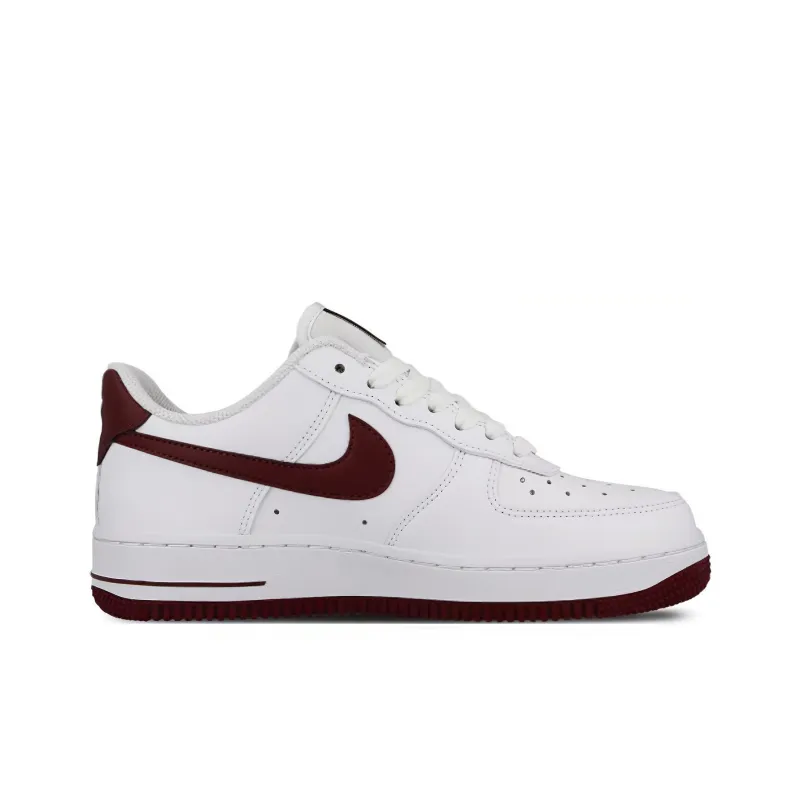 Nike Air Force 1 Low Patent White Bordeaux Women's-1