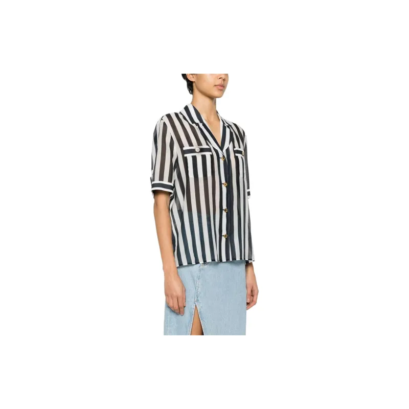MOSCHINO Shirt Women's Black White-3