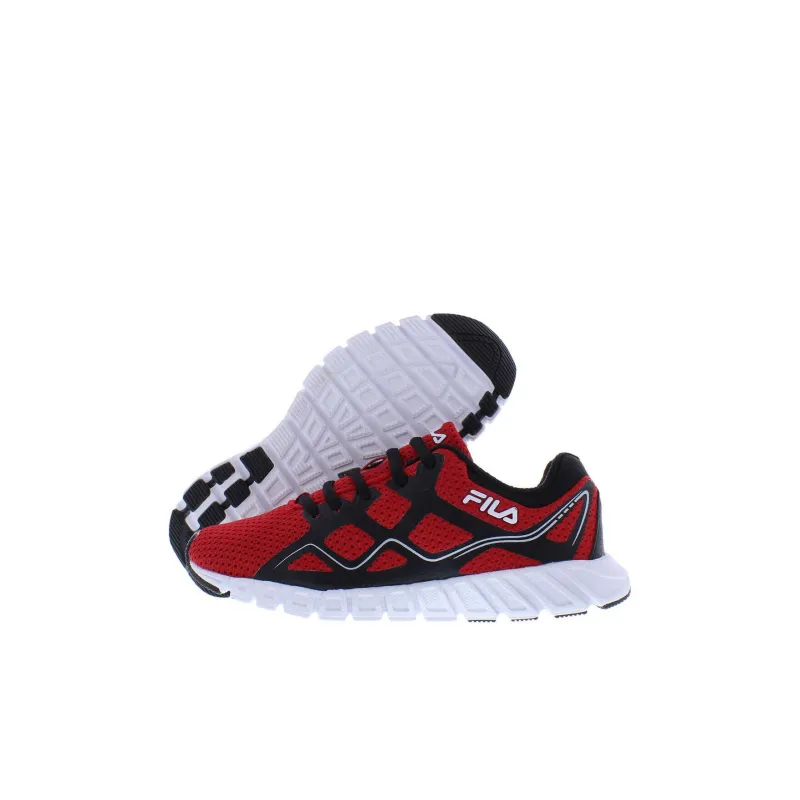 FILA KIDS Panorama 7 Abrasion Resistant Breathable Low Top Kids Lifestyle Shoes Red Kids'-3