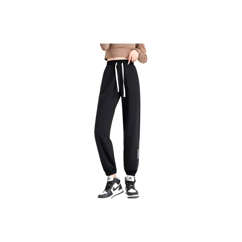 Ya Sheep People Casual Pants Women's Black-2