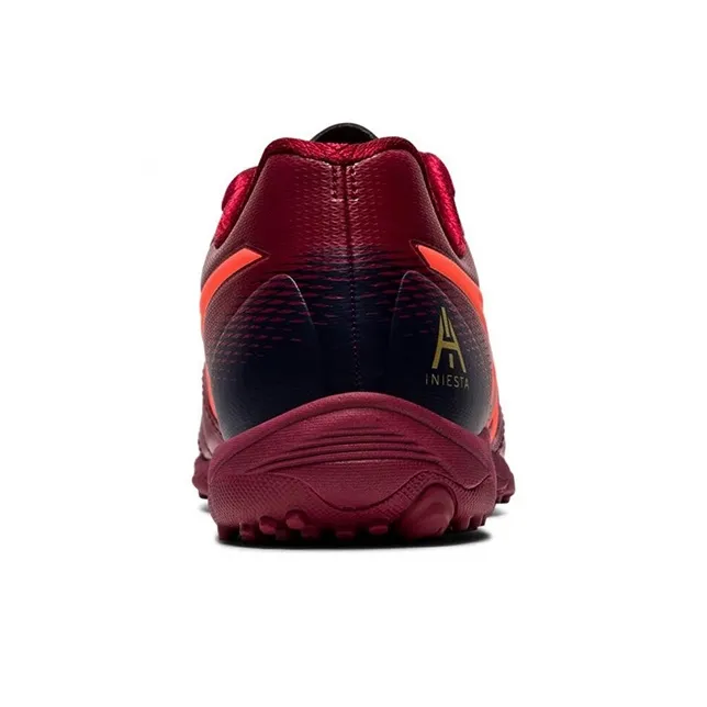 Asics Ultrezza Series AI GS Anti-Slip Wear-Resistant Low-Top Kids' Soccer Shoes Burgundy Kids'-3
