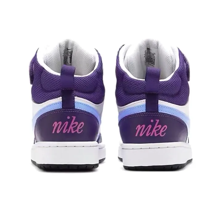 Nike Court Borough Mid 'White Purple Blue' GS-3