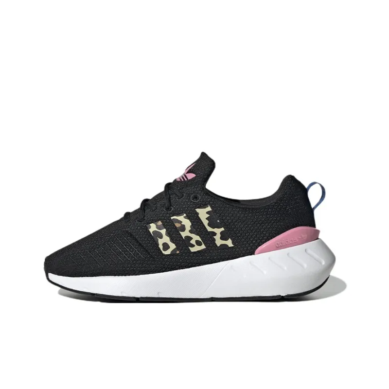 Adidas Swift Run 22 J 'Black Pink Bliss Leopard'-0