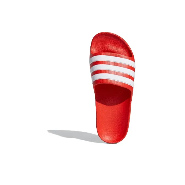 Adidas Adilette Anti Slip Wear Resistant Kids' Slippers Red White Kids'-4
