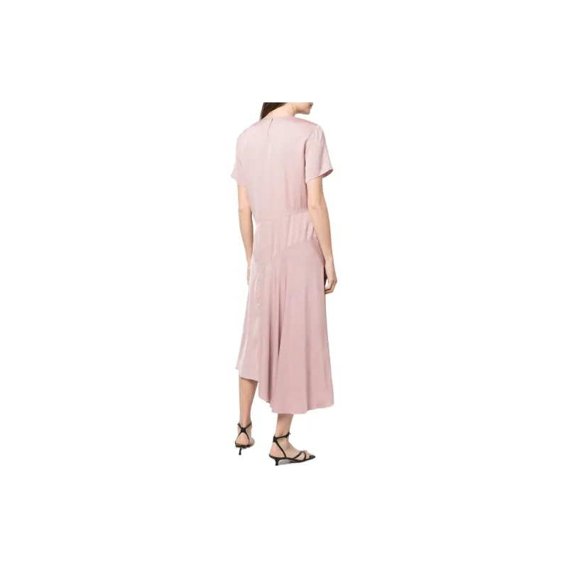 THEORY Short-Sleeved Dresses Women's Pink-2