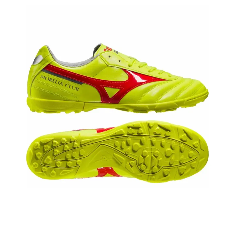 Mizuno TF Rubber Broken Studs Anti Slip Wear Resistant Soccer Shoes Men's Green-2