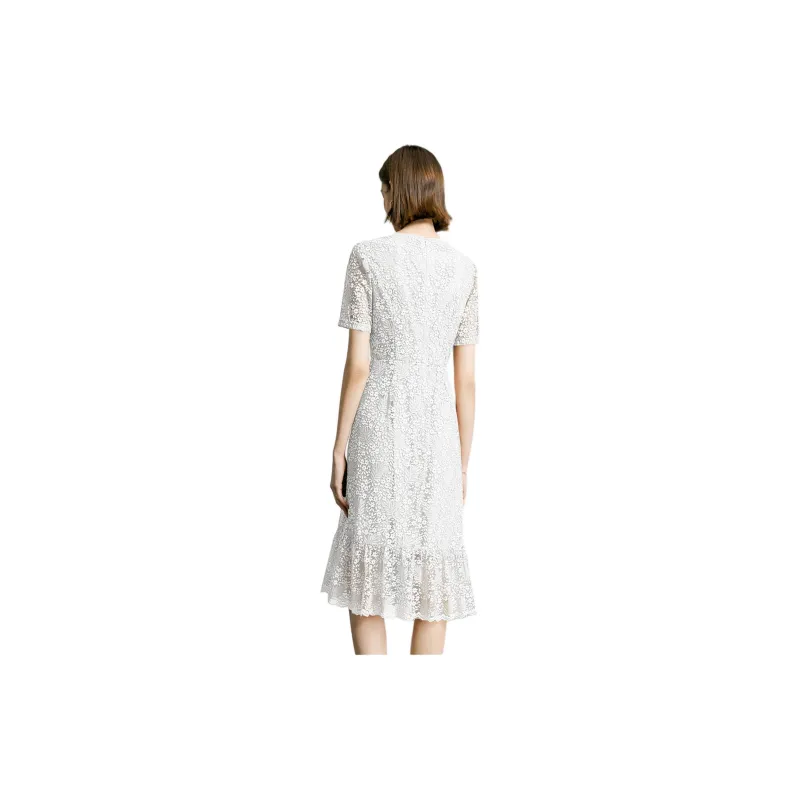 Yan Domain Short Sleeved Dresses Women's-1