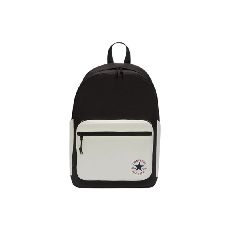 Converse Polyester Backpack Medium Size Unisex Black & Ecru-3