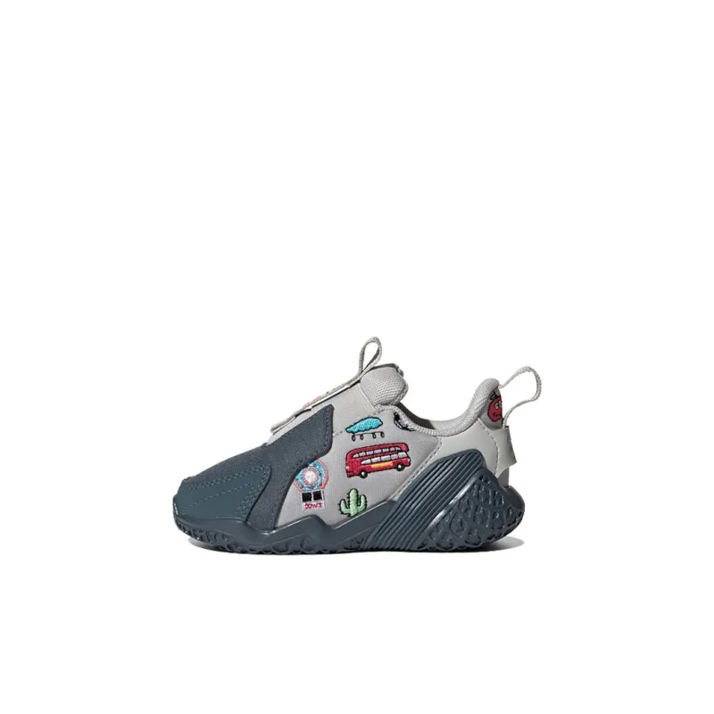 Cleofus x Adidas 4Uture Rnr Ac I Slip Resistant Anti Kick Low Top Running Shoes Gray Hue Infant And Toddler-0
