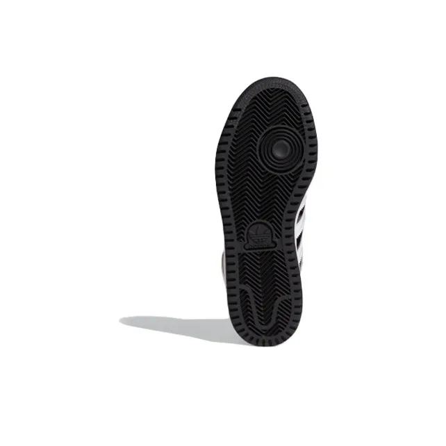 Adidas Top Ten Rb J High Top Kids' Skateboarding Shoes Black Gold White Teenagers-5