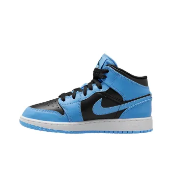 Jordan 1 Mid University Blue Black GS