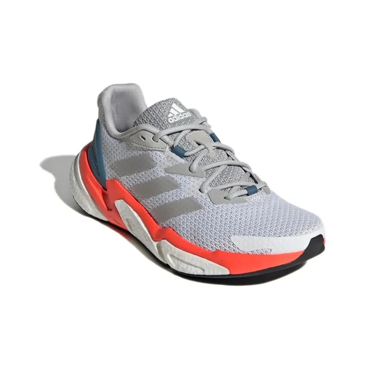 Adidas X9000l3 Primegreen Jetboost Abrasion Resistant Low Top Kids' Running Shoes Gray Orange Teenagers-2