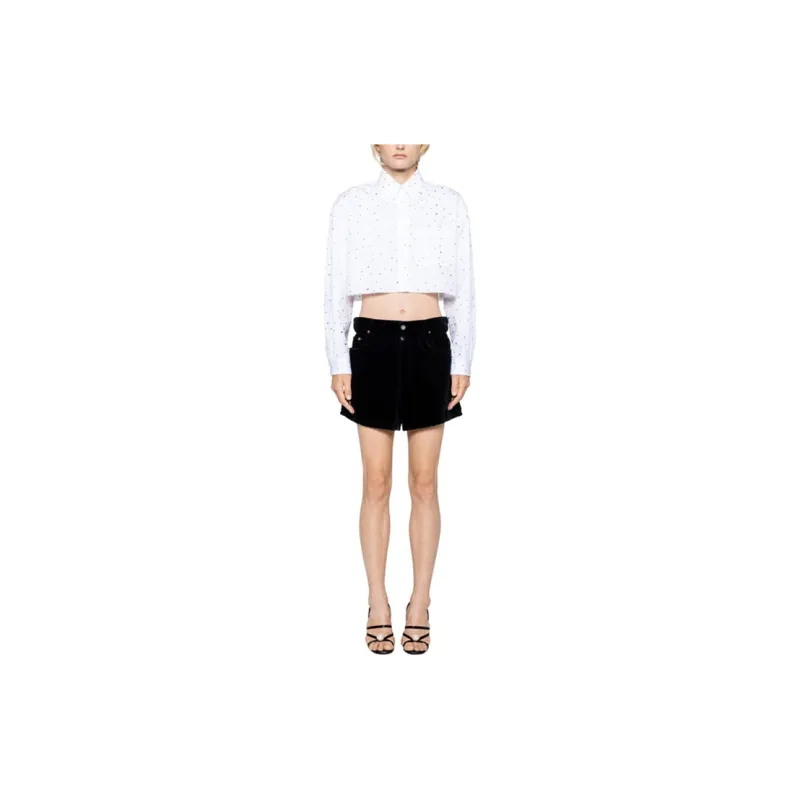 MIU MIU SS22 Shorts Women's Black-1