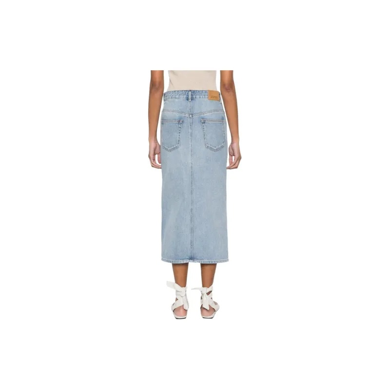 ISABEL MARANT Julicia Denim Midi Skirt-2