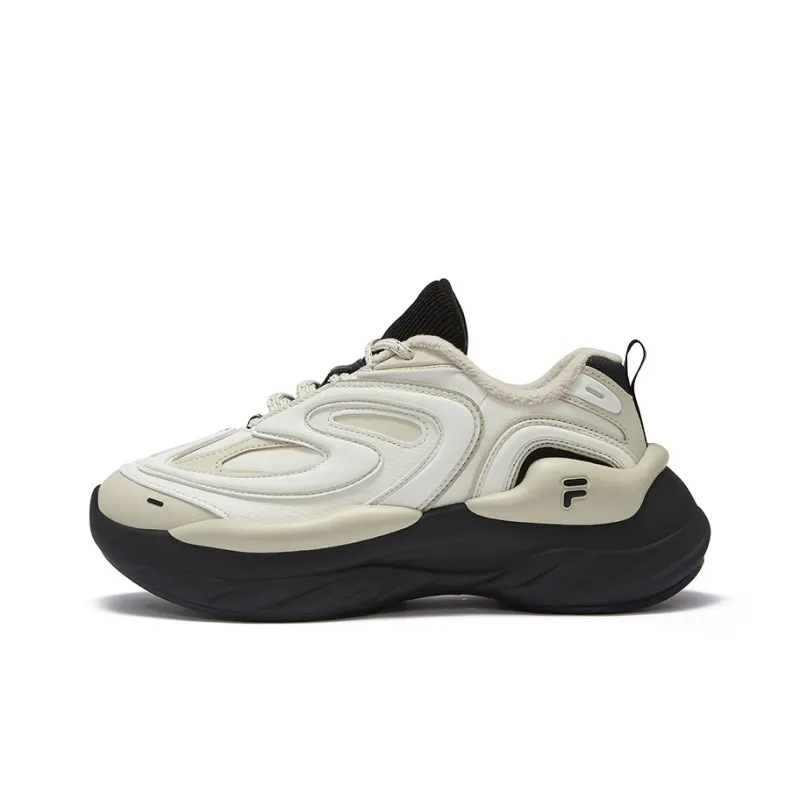 FILA FUSION BUZZARD Meteorite Shoes Wear Resistant Coverage Low Top Casual Shoes Women's Angola Brown-0