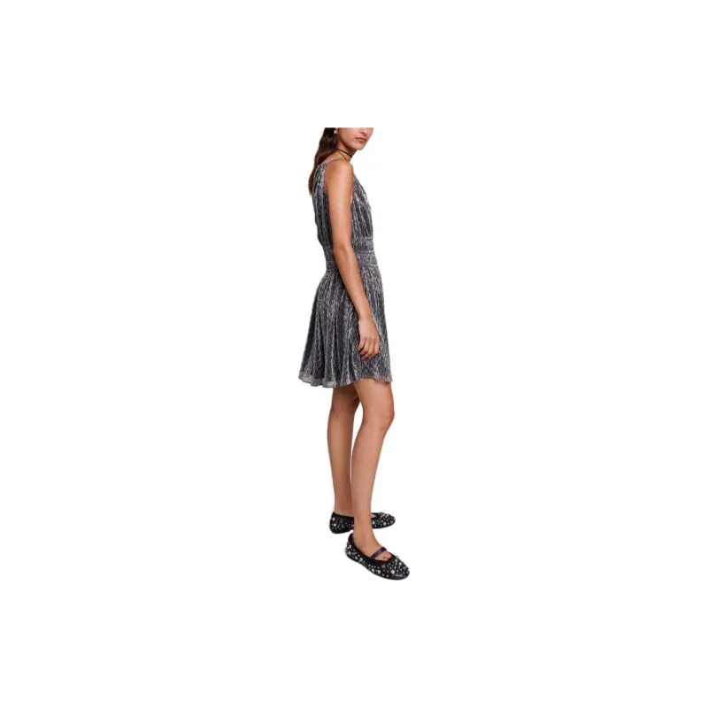 Maje Slip Dresses Women's Silver-2