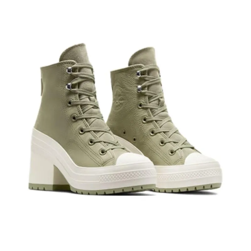 Chuck 70 De Luxe Converse Heel Platform High 'Water Repellent Light Field Surplus'-2